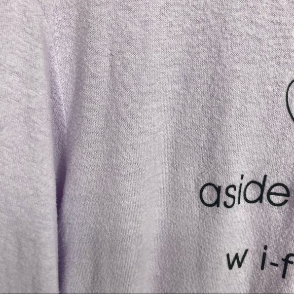 WILDFOX “Aside From Wi-Fi, You Are My Favorite” sweater Small - Picture 4 of 6